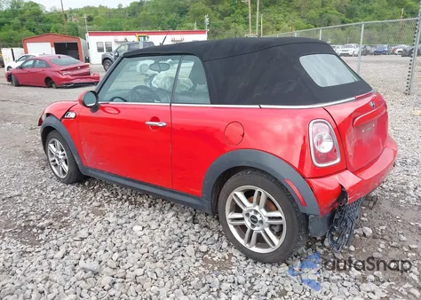 2014 Mini Convertible Cooper S из США, поврежденный, VIN WMWZP3C52ET706272